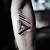Cool Triangle Tattoo