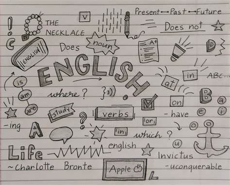 Cool English Doodle
