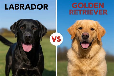 Cool Labrador And Golden Retriever