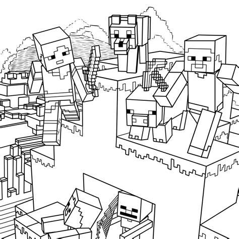 Cool Minecraft Coloring Pages