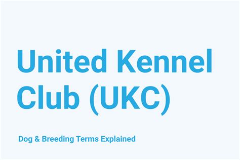 Cool Ukc Breeding Rules