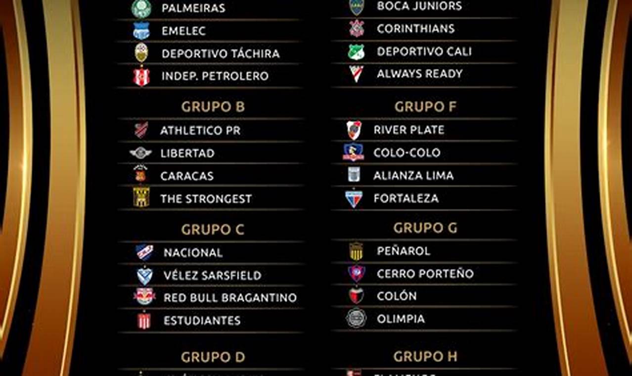 Copa Libertadores 2024 Fixture