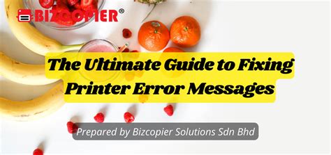 Copier with Error Message