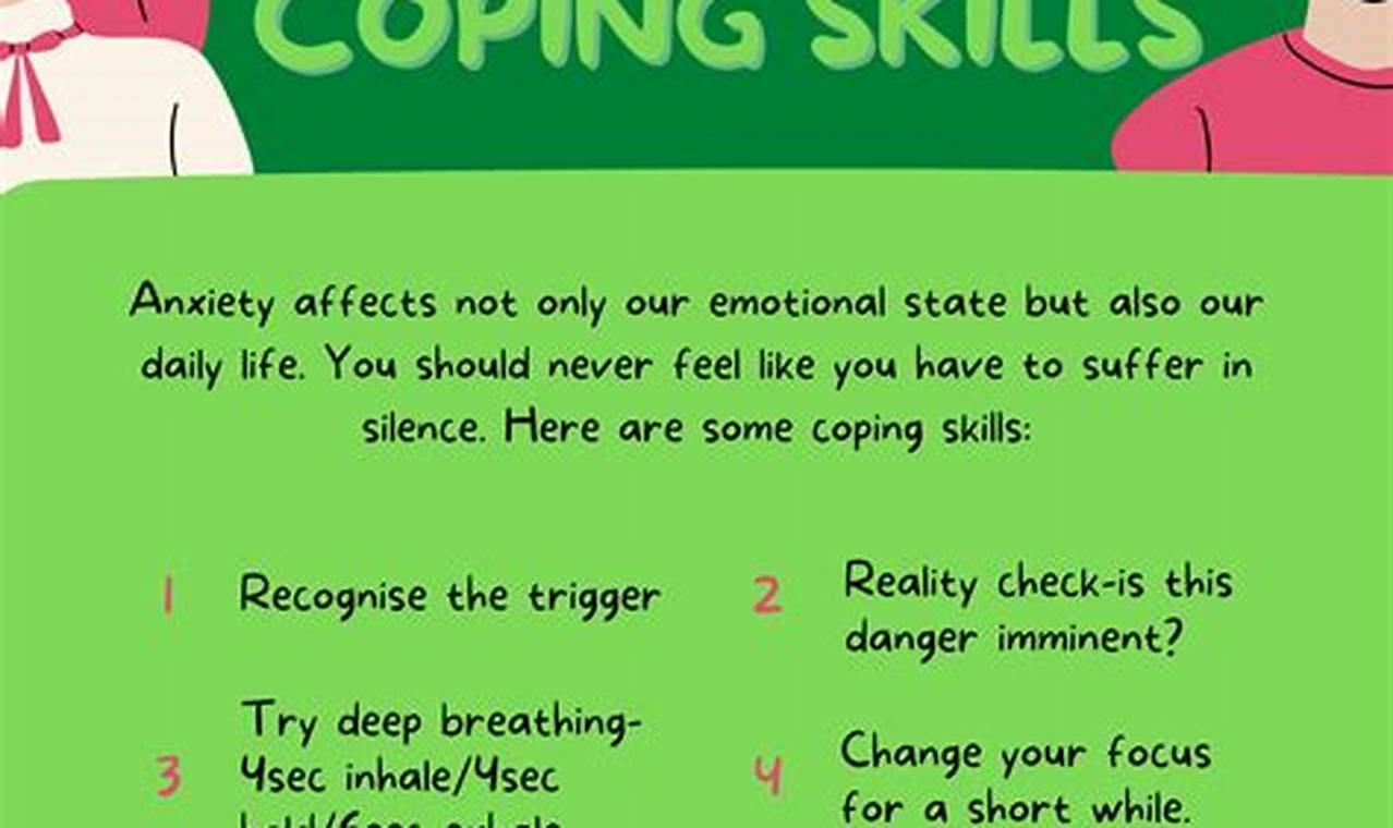 Coping strategies for stress, anxiety