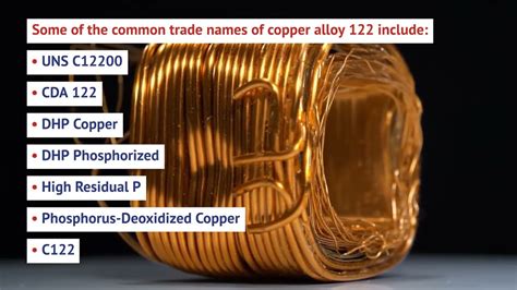 Unlocking the Hidden Beauty of Copper Alloy 122: Discovering Its Impressive Properties