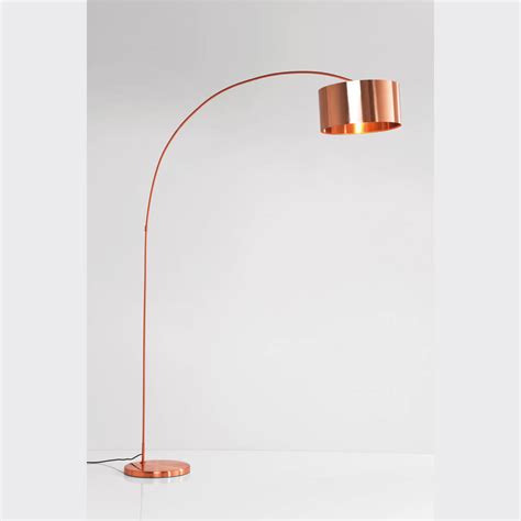 Copper Arc Floor Lamp