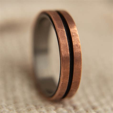 Unforgettable Moments, Eternal Love: Discover the Classic Elegance of Copper Colored Men's Wedding Bands