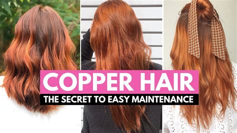 Maintaining the Glow: Essential Copper Hair Aftercare