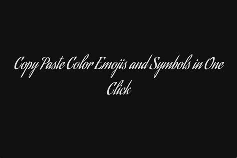 Copy And Paste Color Text