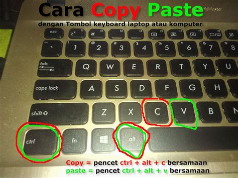 Cara copy paste gambar di laptop