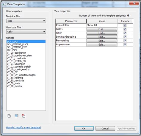 Copy View Template From One Project To Another