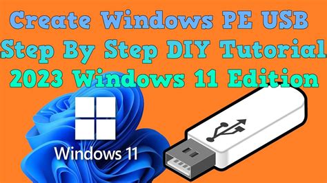Copying Windows PE To a USB Flash Drive