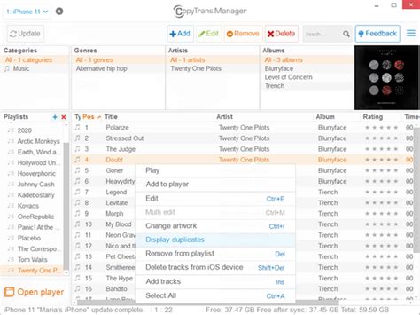 Experience Seamless Music Transfer with CopyTrans Manager - Now Available for Free Download!