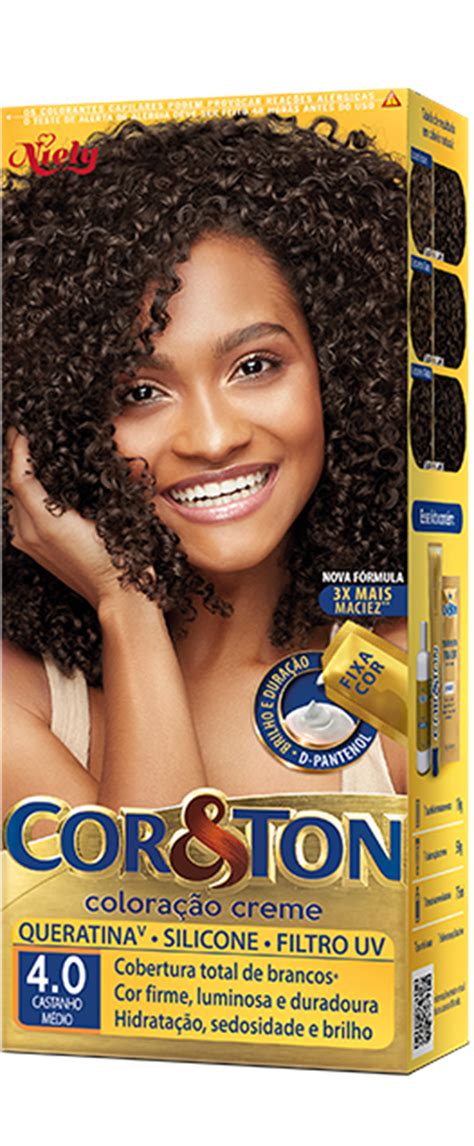 Tintura Cor e Ton 4.0 Castanho Médio / Compre Aqui - Farmabem - Farmabem