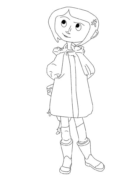 Coraline Color Page