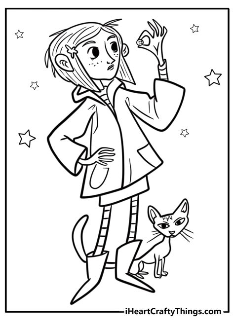 Coraline Color Pages