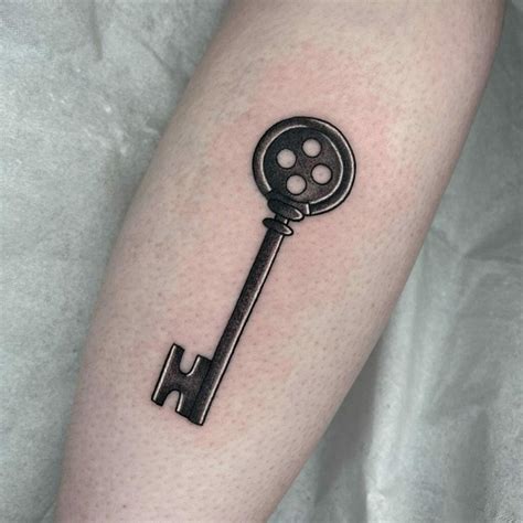 Coraline Key Tattoo