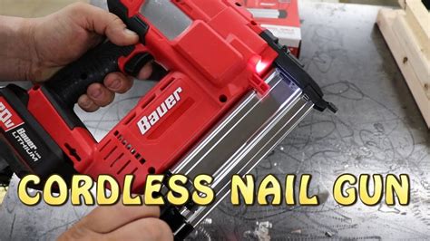 Unleashing the Power of Precision with the Top-Rated Cordless Nail Gun from Harbor Freight - Your Ultimate DIY Companion!