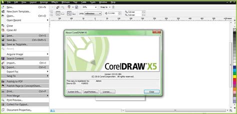 Corel Draw X5 tidak bisa save