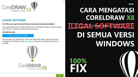 How to Legally Fix Your Illegal Copy of CorelDRAW 2018 in Indonesia