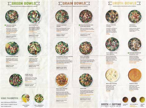 Corelife Printable Menu