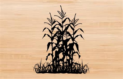 Harvest Happiness with our Bountiful Corn Stalk SVG Design - Enhance Your Craft Projects Today!