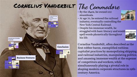Cornelius Vanderbilt: The Titan of Industry and a Prominent Figure in APUSH Definition