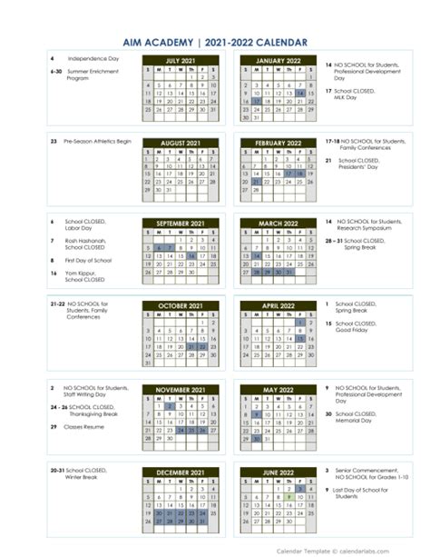 Cornell Holiday Calendar