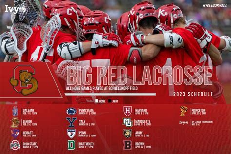 Cornell Releases 2018 Schedule College Crosse