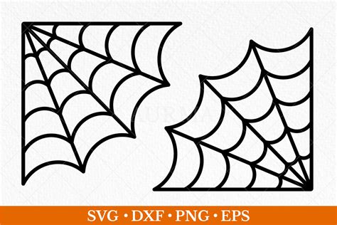 Spin Your Designs to Perfection with Corner Spider Web SVG - Unleash the Webs of Creativity!