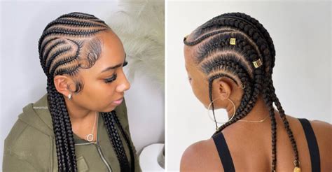 Cornrows Going Back Small And Bug