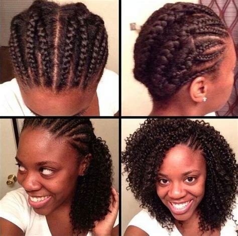 Cornrows With Crochet Hair
