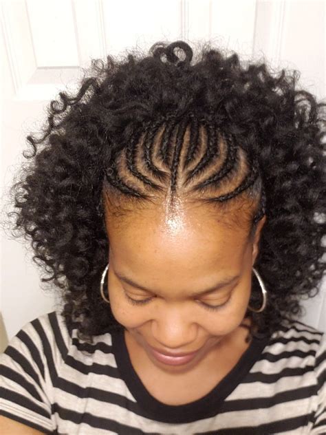 Cornrows With Crochet In The Back