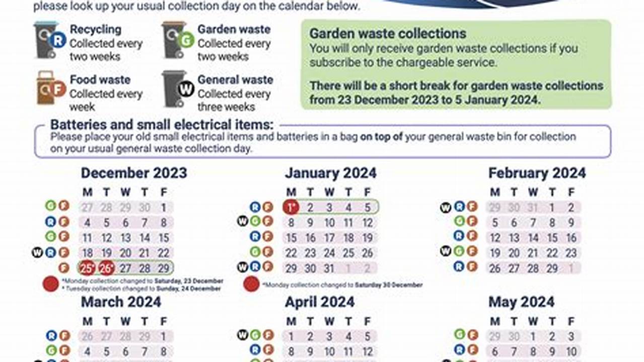 Cornwall Garbage Collection Calendar 2024