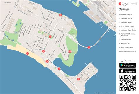 Coronado Ca Zip Code Map