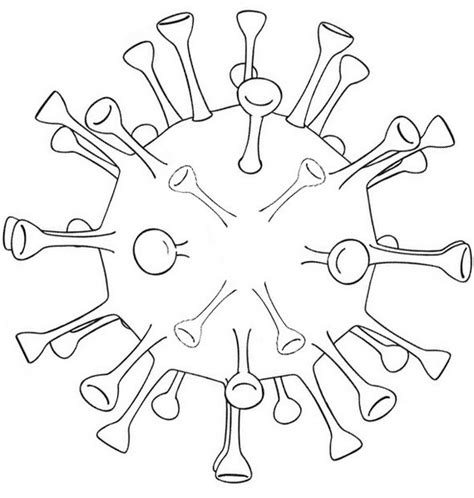 Coronavirus Coloring Worksheet For Kids