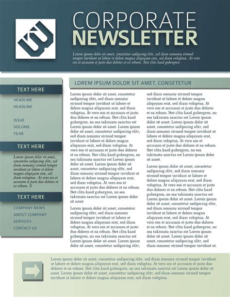 Corporate Newsletter Template