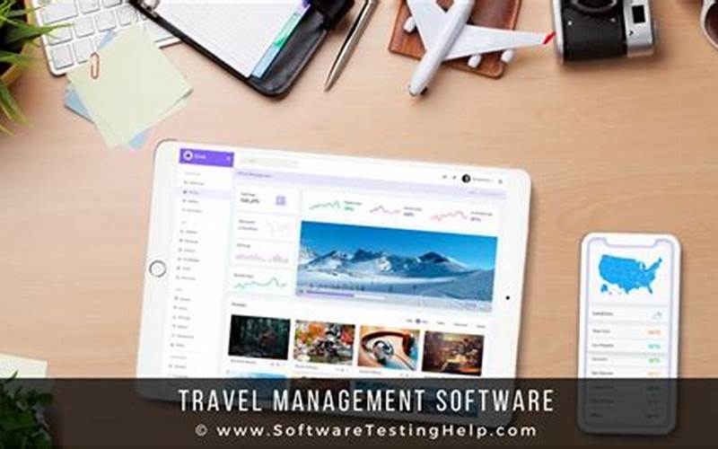 Corporate Travel Management Software Interface