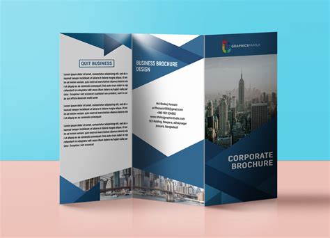 Corporate Tri Fold Brochure Template