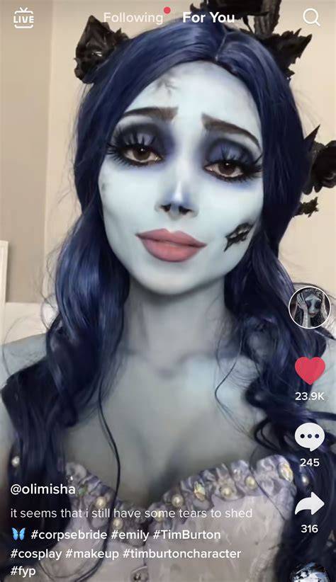 Corpse Bride Makeup Inspiration