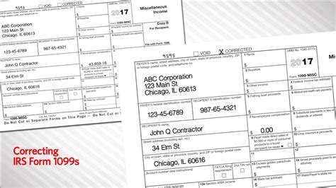 Correcting Misfiled 1099s