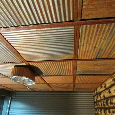 corrugated metal ceiling panels rustic corrugated metal ceiling the view from inside our room