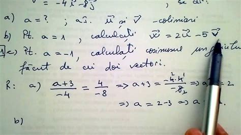 Cosinusul Unghiului Format De 2 Vectori