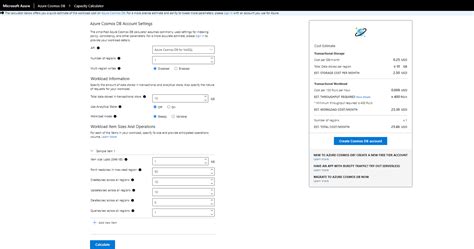 Effortlessly Estimate Your Cosmos DB Costs with our Comprehensive Cost Calculator
