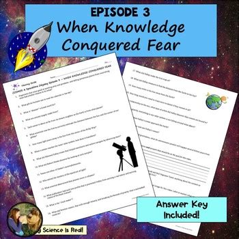 Cosmos When Knowledge Conquered Fear Worksheet - KnowledgeWalls