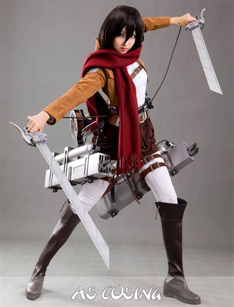 Keren! 10 Kostum Cosplay Mikasa Ackerman Paling Realistis