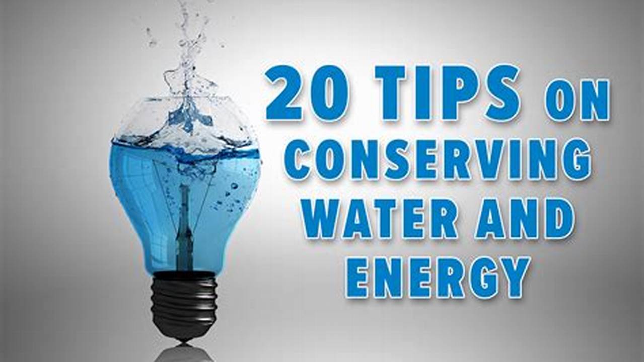 Cost, Water Conservation
