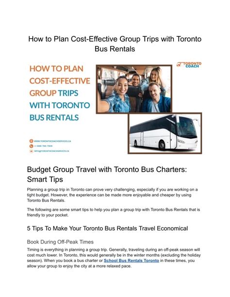Cost Effective Trips