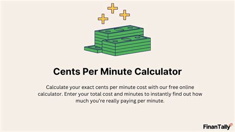 Streamline Your Financial Planning with our Cost Per Minute Calculator