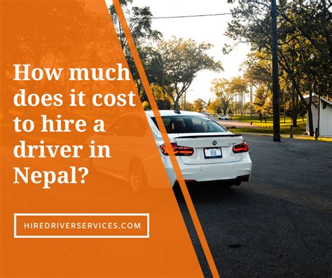 Cost of Hiring a Driver